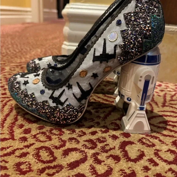 Irregular Choice R2-D2 Glitter Heels - Picture 6 of 10
